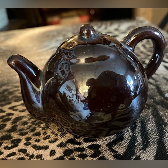 Redware Coffee Pot and Teapot Salt & Pepper Shakers - Picture 6 of 7